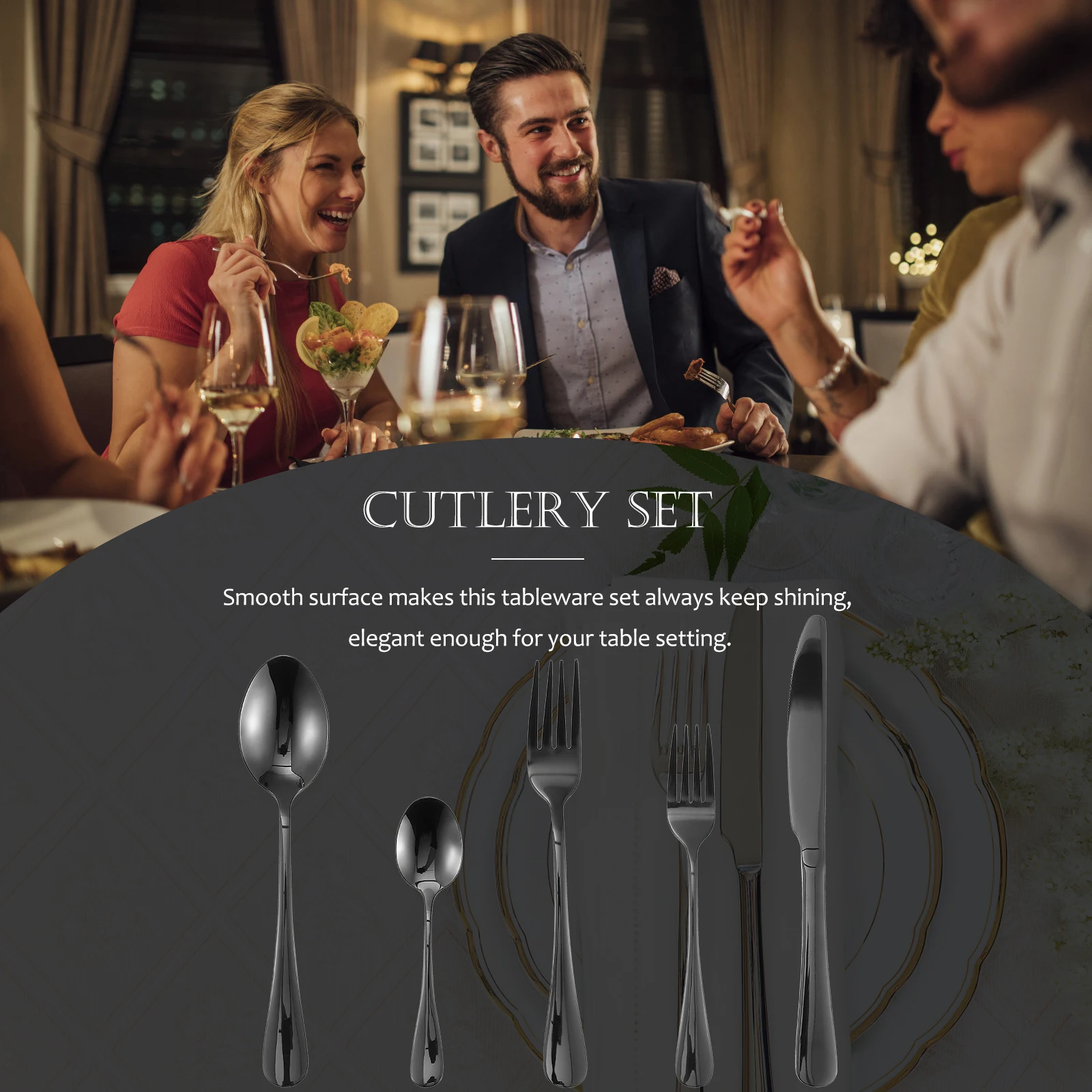 

Gold Cutlery Elegant Flatware Tableware Set For Hotel Party Home Kitchen Serving Utensils Western Style Gold Dinnerware Set