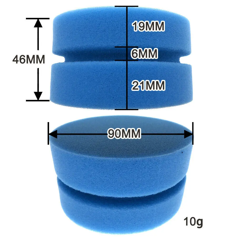 7Pcs 3นิ้ว80มม.รถยนต์ Buffing Pads หรือชุดฟองน้ำขัดอะแดปเตอร์เจาะบัฟเฟอร์ Polisher ผสมและแว็กซ์