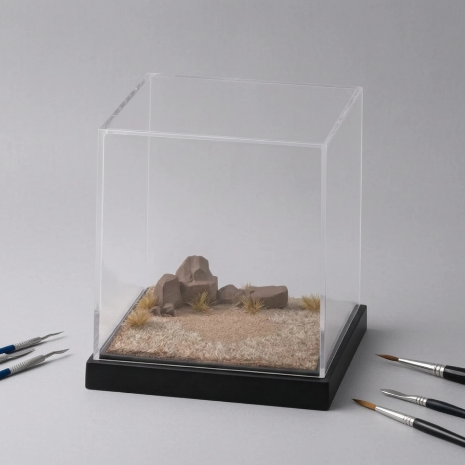 Plataforma de exhibición trans - Display Case Acrylic reseña y precio
