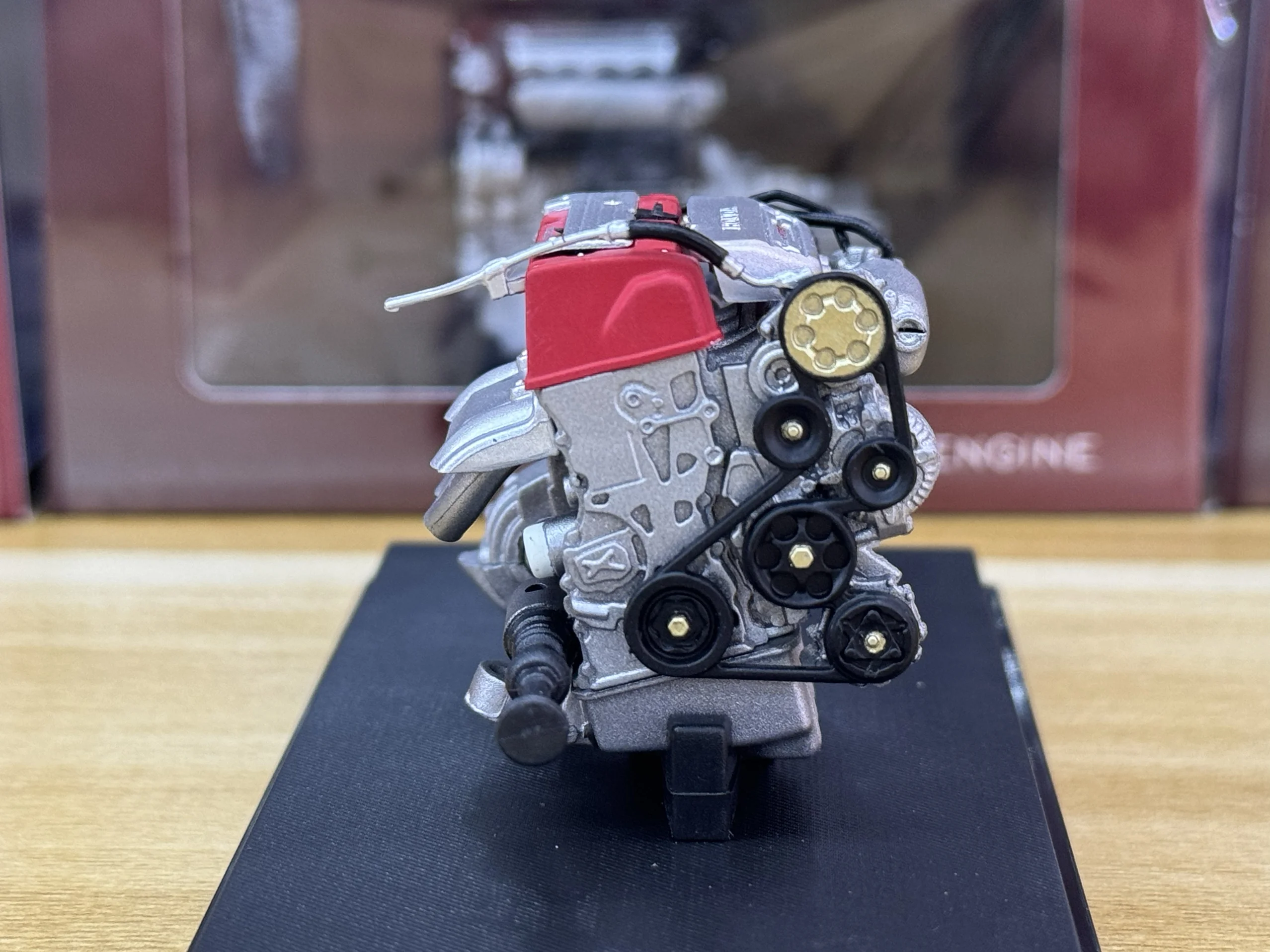 Diecast escala 1:18 Motorhelix Mh Honda Civic tipo R FD2 modelo de coche de motor de plástico juguete coleccionable regalo adorno de exhibición de recuerdo