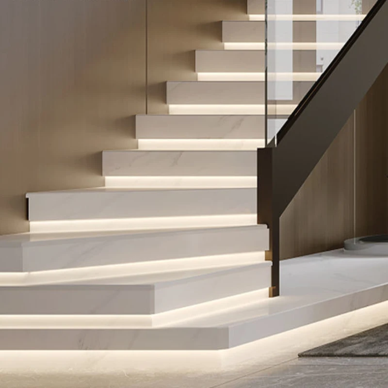 Intelligent Staircase Step Light with Motion Sensor Pulse Lighting Wall Washer Step Edge Interactive Induction Lamp