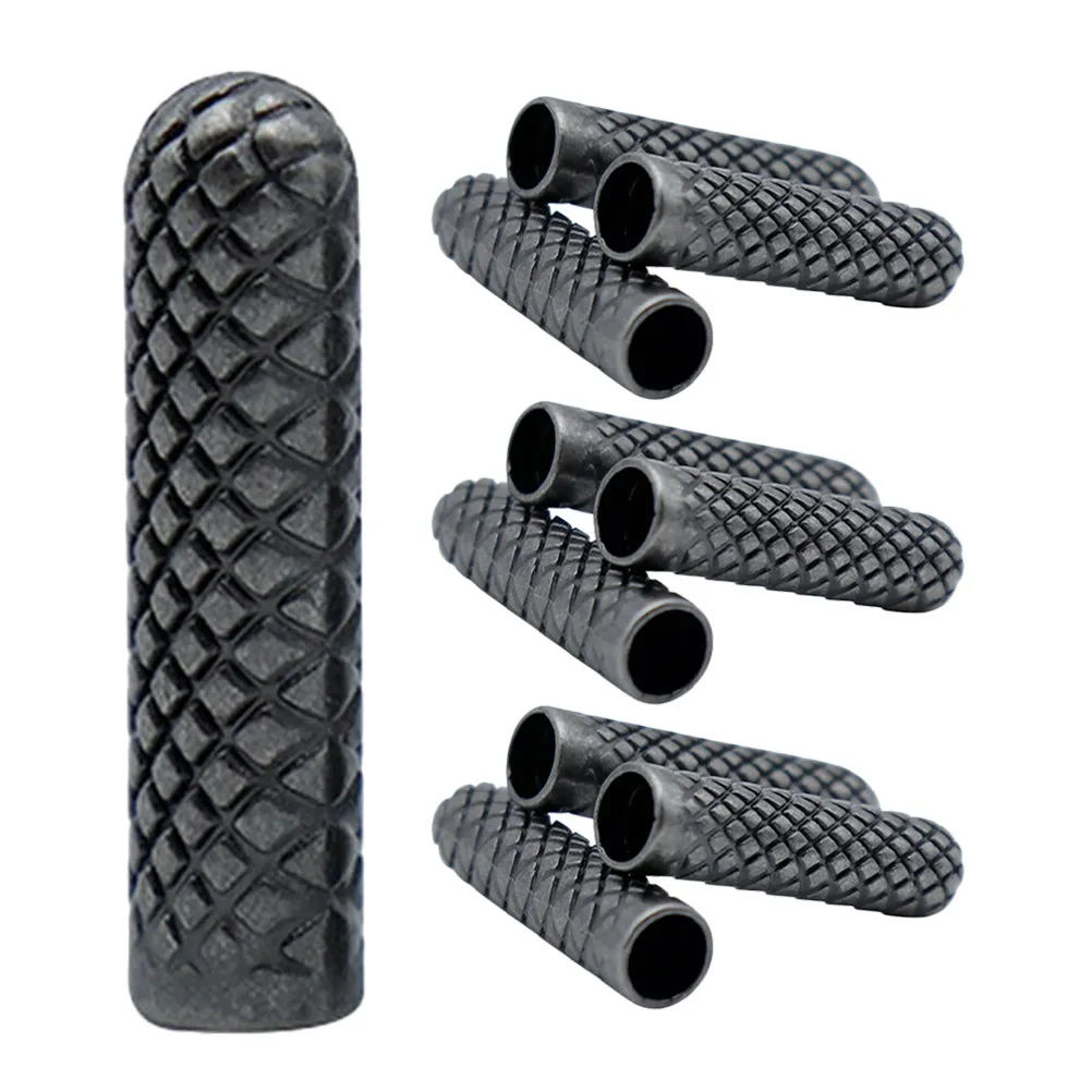 10Pcs Stylish Bullet Head Shoelace Aglets Metal End Tips for Sneakers Casual Shoes Repair Replacement Decorative Use