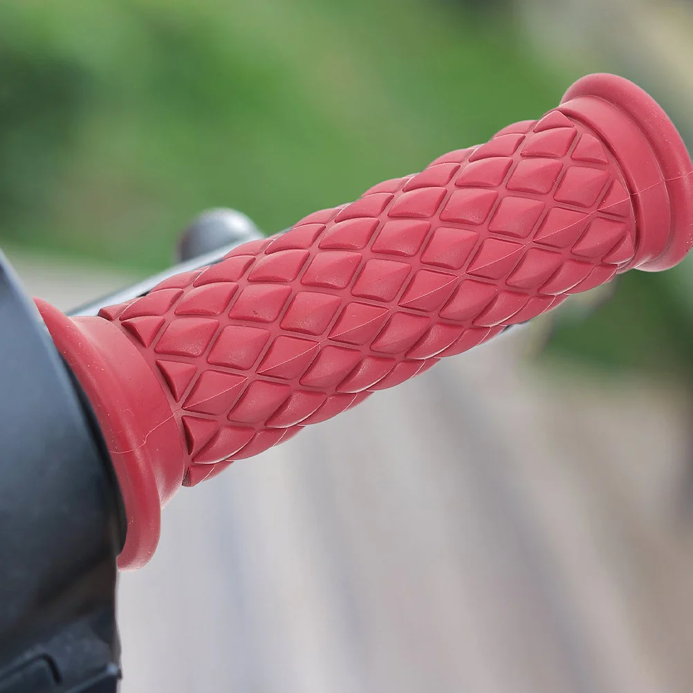 

4Pcs Motorcycle Handle Protector Durable Comfortable Retro Look Easy Install Motorcycle Grip Handlebar Grips Handlebar Hand Grip