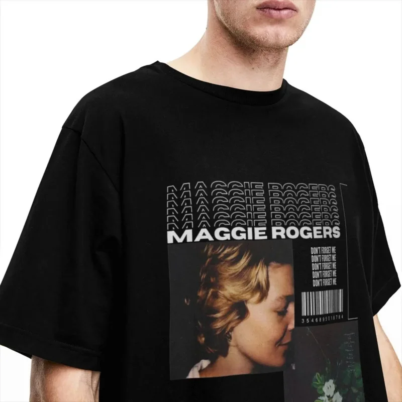 Men Women's Don't Forget Me Maggie Rogers Music Shirt Accessories tour 2024 singer 100% Cotton Tops T-shirt Funny Tee Shirt