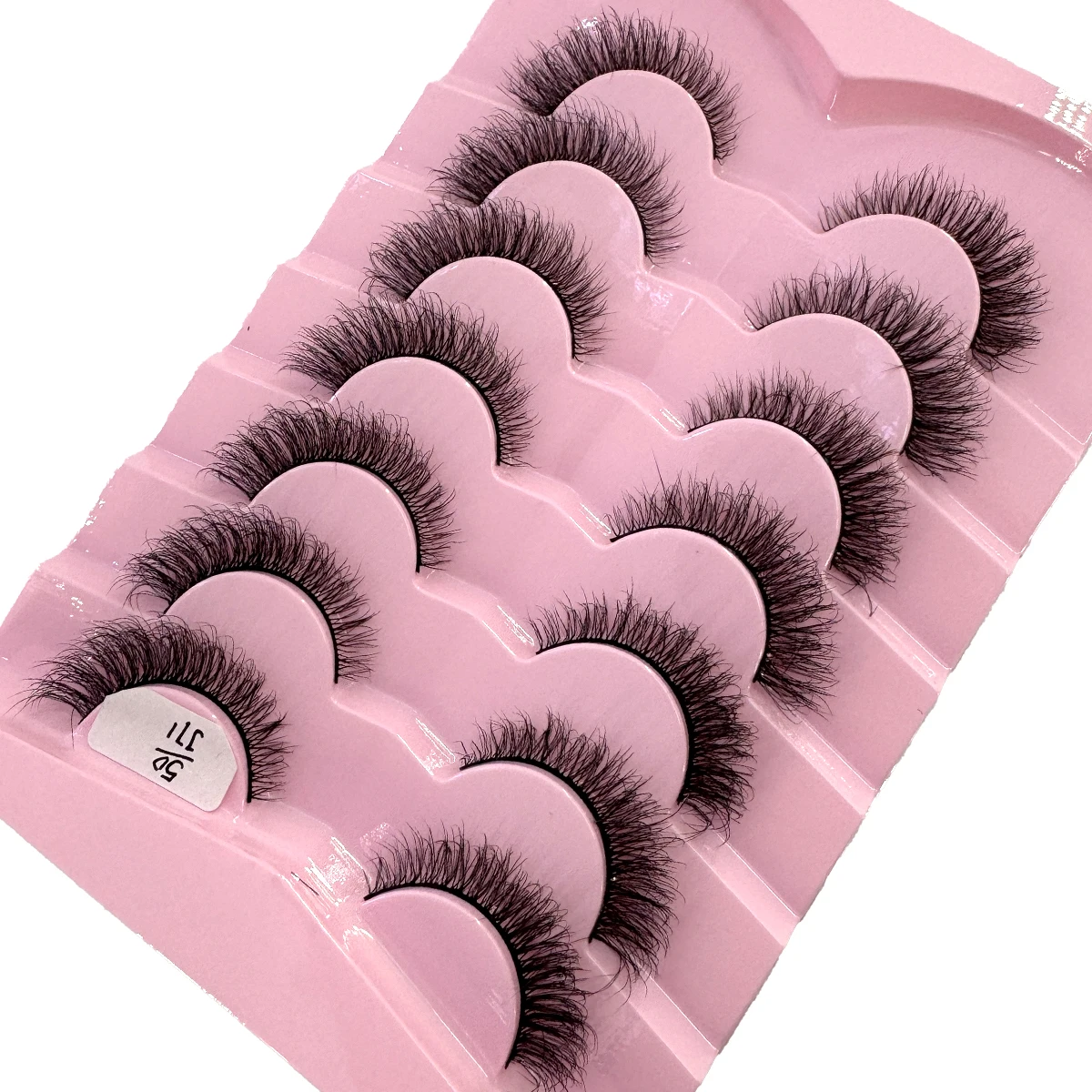 HBZGTLAD 7 Paar Wimpern 3D Nerzwimpern Dick & Flauschig Weiche Wimpernverlängerung Natürliche Falsche Wimpern Make-up Nerzwimpern – Detail 14