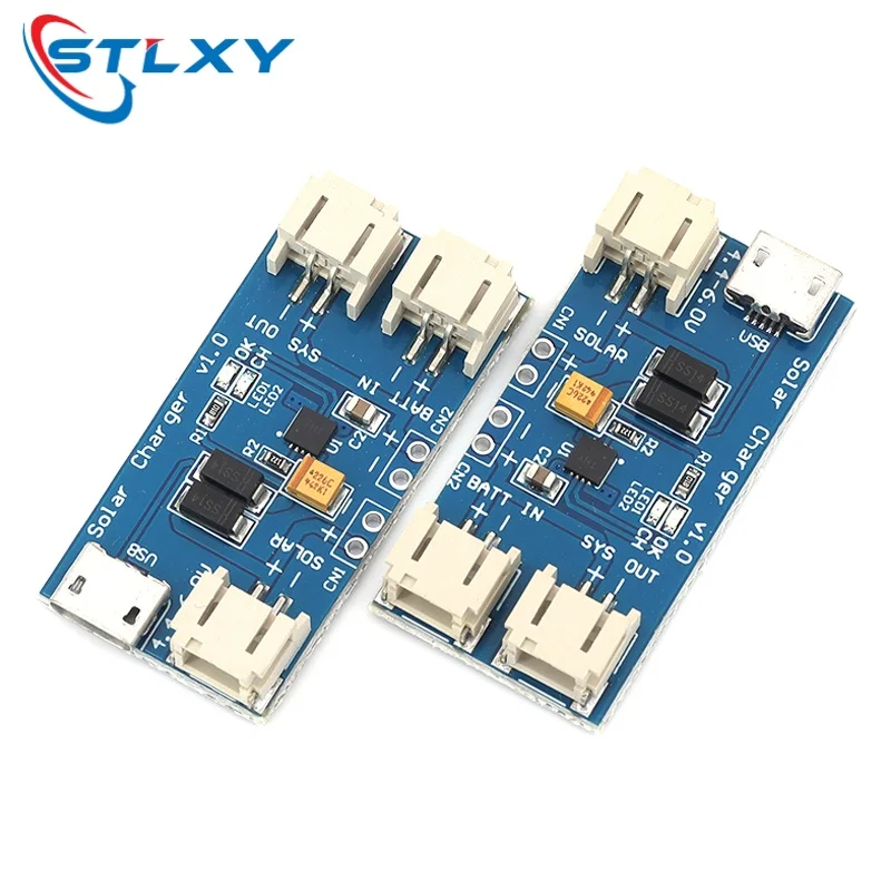 500mA Mini Solar Lithium Battery USB Charging Board CN3065 4.4-6V Solar Panel Charger Module for DIY Portable Power