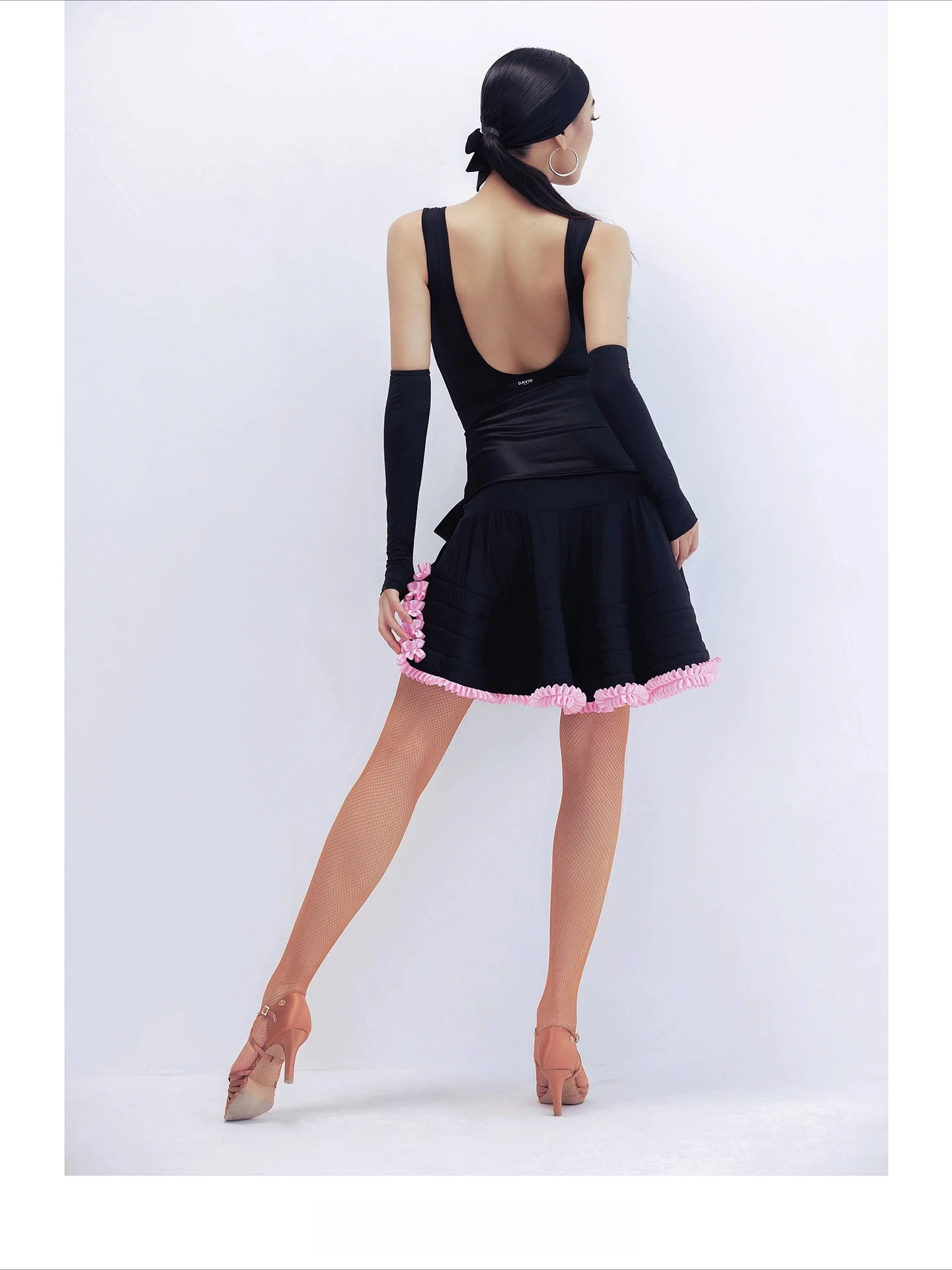 UK Latin danskostuum dames zomertraining tweedelige set voor leraren/studenten dagelijkse praktijk mode dansoutfit