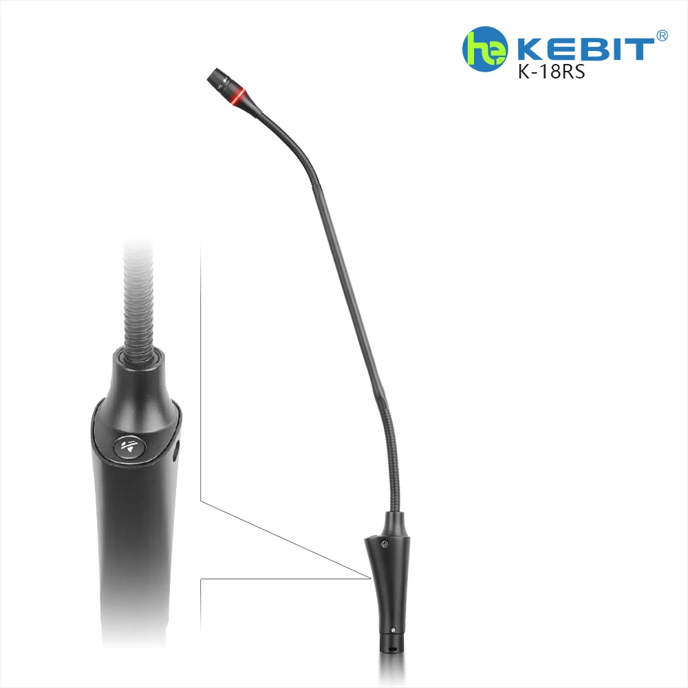 18RS プロフェッショナル フレキシブル グースネック コンデンサーマイク デスクトップ