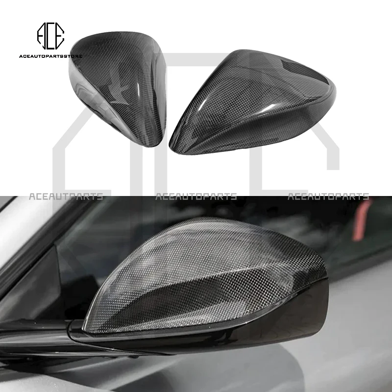 For Ferrari 812 Superfast 2017-2020 Dry Carbon Fiber Side Mirror Frame Replacement Side Mirror Frame Body Kit