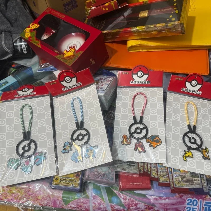 In Stock Pokemon Genuine Full Collection Series Keychain Pikachu Charizard Gengar Bulbasaur Anime Figure Ornament for Fans Gifts - view 4