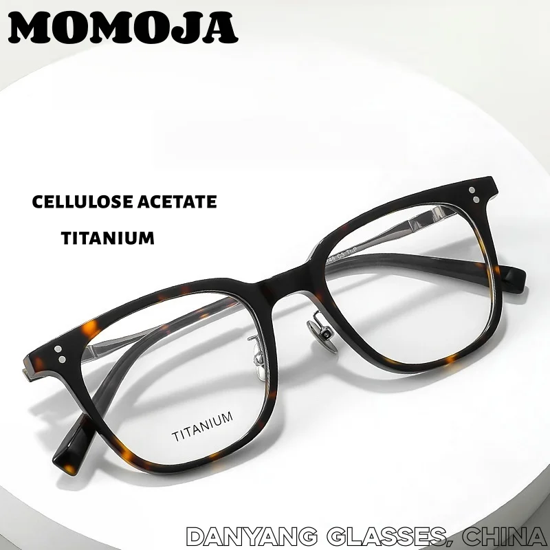 

Vintage Round Acetate Glasses Frame Men Retro Trending Decorative Eyeglasses Frame Women Luxury Brand Fashionable Eyewear T02