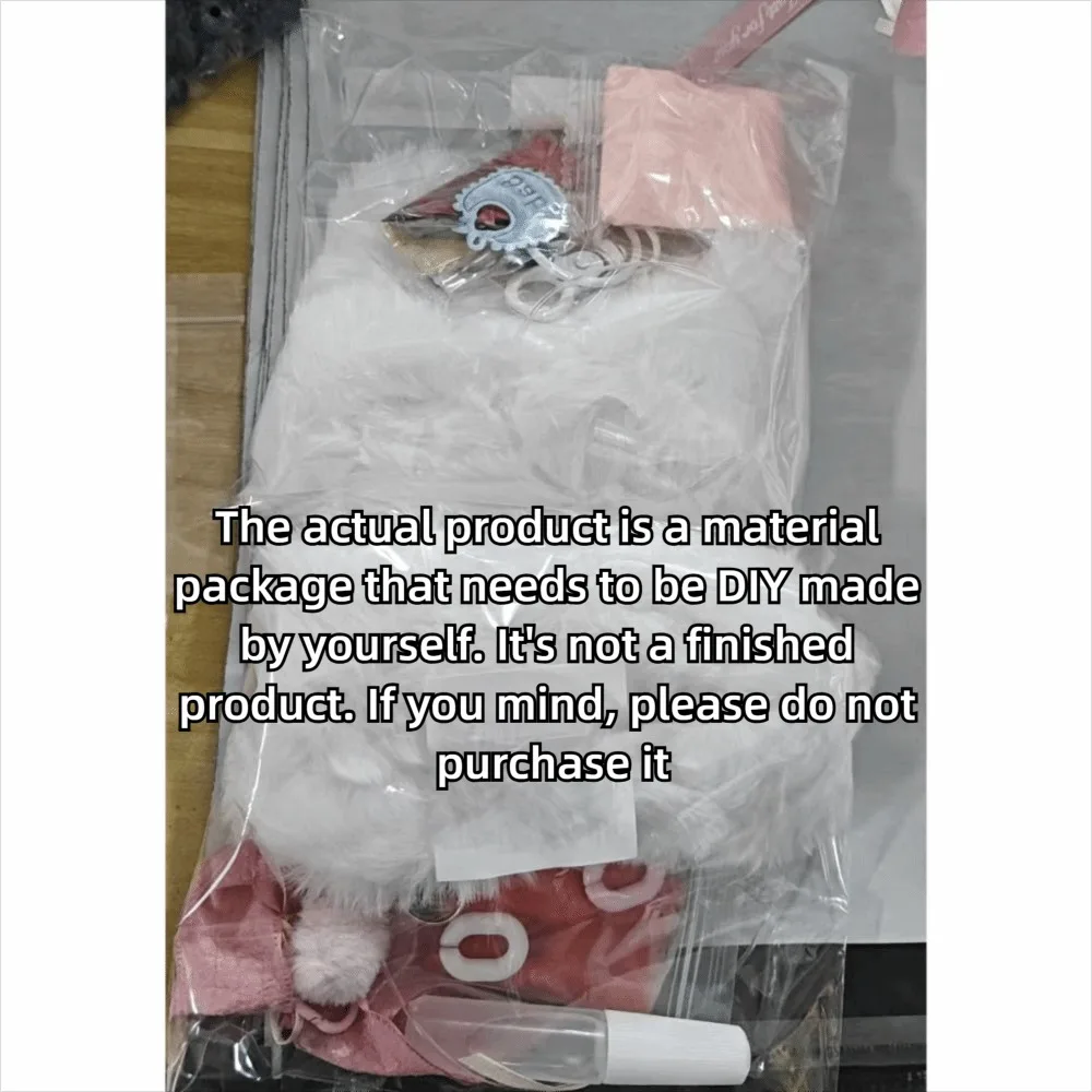 Creative Handmade Twisty Stick Little Cat Pendant Keychain Plush DIY Material Package Gifts Twist Bar Kitten Doll Toy