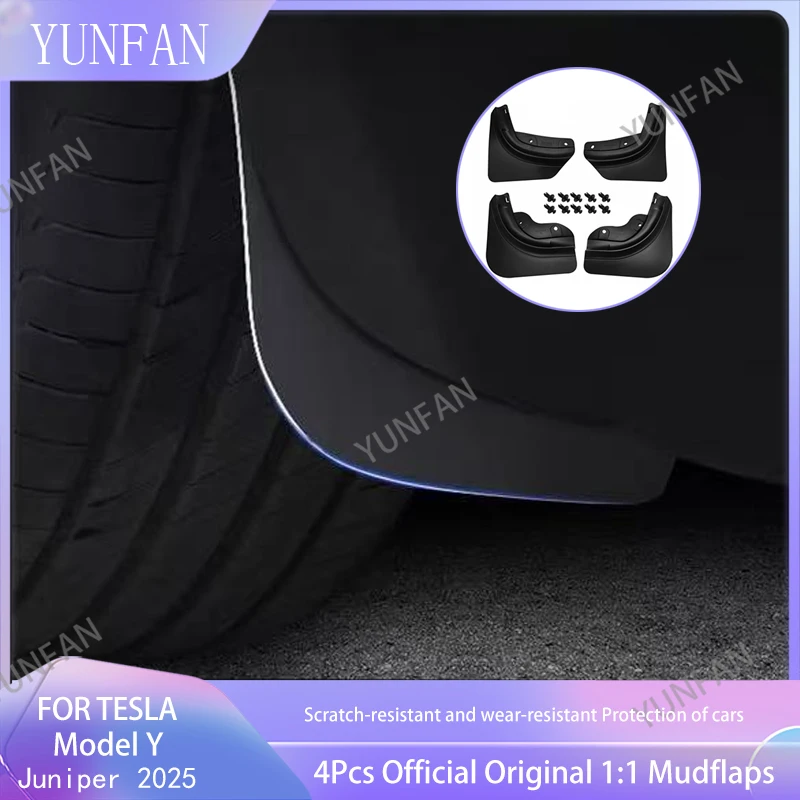 

Для Tesla ModelY Juniper 2025 брызговик официальное оригинальное переднее и заднее колесо, брызговики, новые