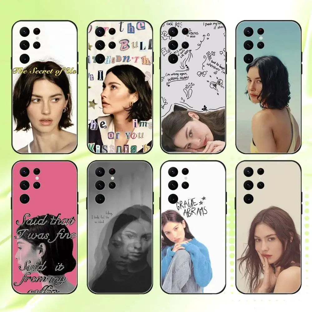 

Gracie Abrams Good Riddance Phone Case For Samsung S 25,24,23,22,30,21,10,9,Ultra,Plus,Lite,FE,4,5G Black Soft Case