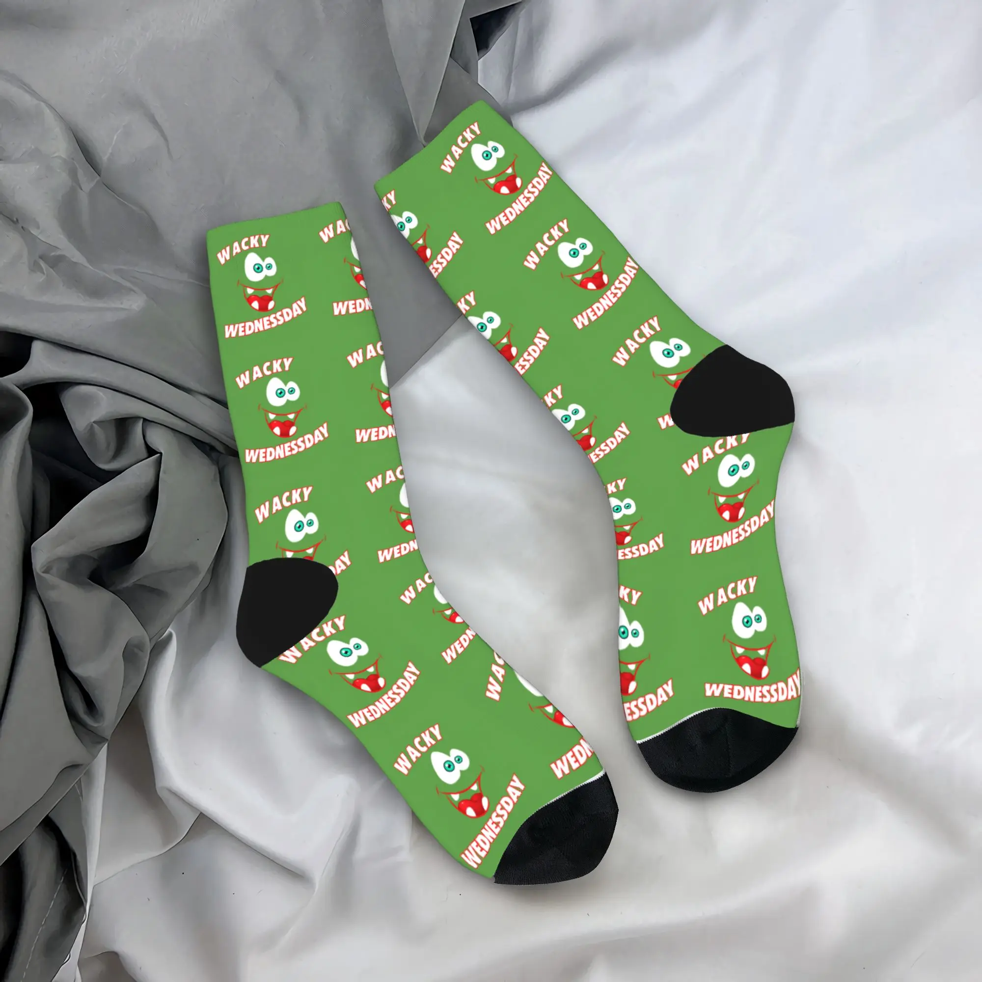 

Wacky Wednesday Spirit Week Party Day Socks Pattern Stockings Non Slip Women Men Socks Soft Breathable Running Socks