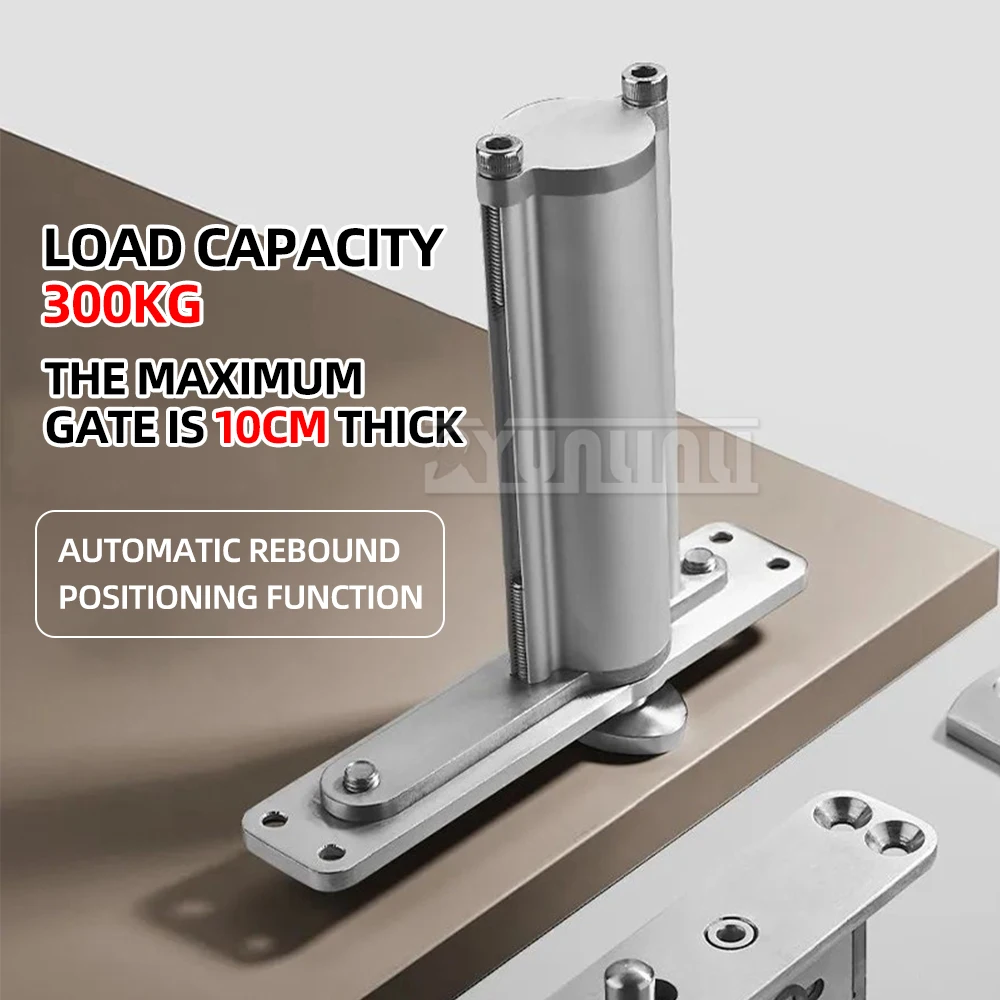 Hinge shaft rotating shaft heavy-duty double-door wooden door floor spring automatic door closing rebound positioning hinge