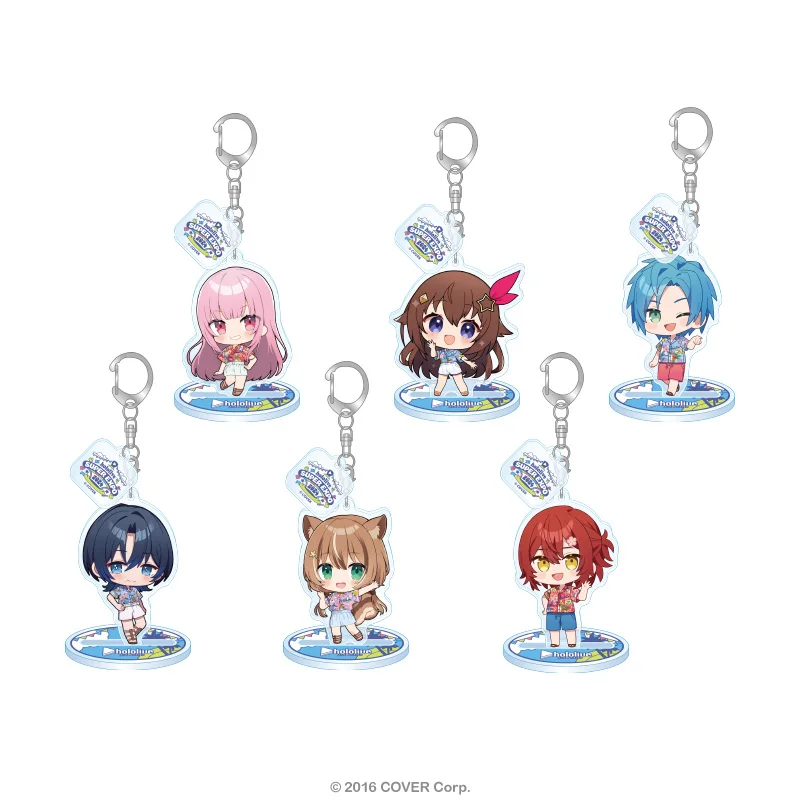 Anime Fashion Hololive Figures Cosplay Keychain Inugami Sakura chaveiro cambio chaveiro feminino Suisei Acrylic Stands Gift