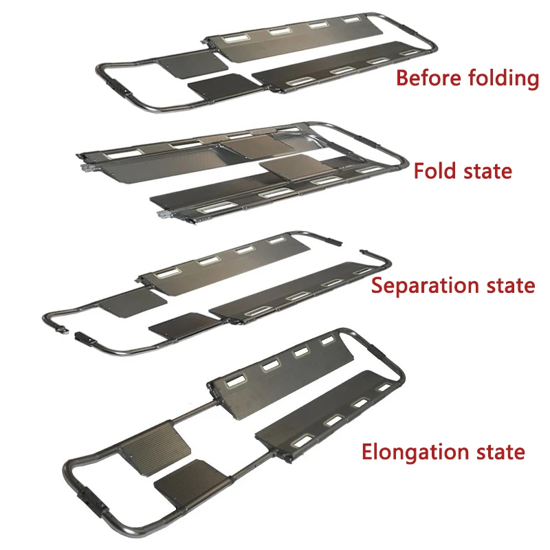 Imagem -03 - Resgate Shovel Maca para Hospital First Aid Bed Aluminum Alloy Ambulância