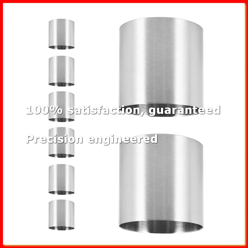 8 Pieces Stainless Steel Mousse Rings Round Biscuit Cutter Cake Mold Kitchen Baking Pastry Tool for Tart,Fondant,Etc-A13G