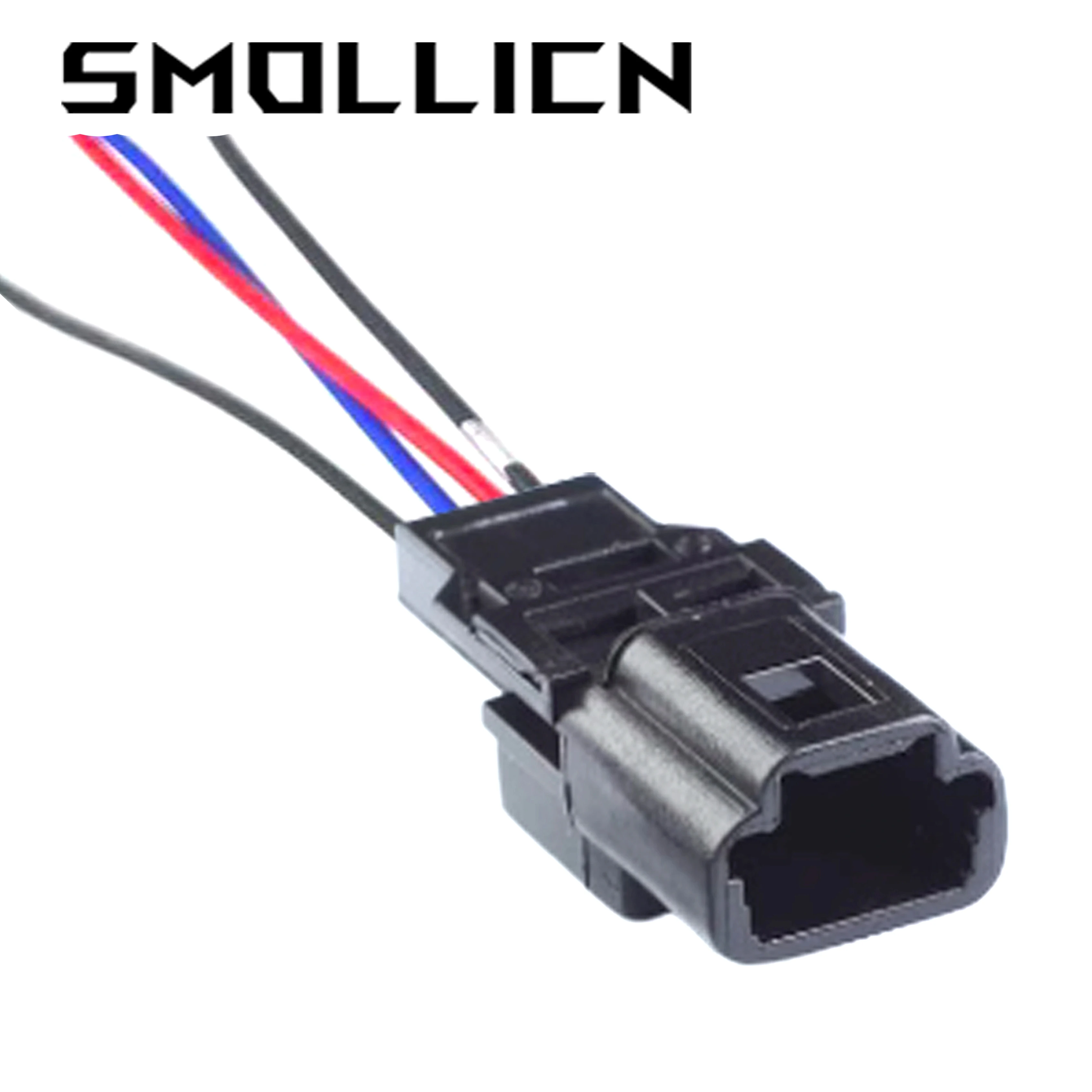 1 Set 4 Pin AMP 1379658-1 Automotive Black Connectors 1379658 CONN PLUG HSG Shell Male Female Sheath with 15cm wires