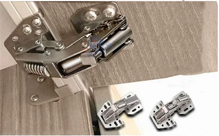 2Pcs RV Cabinet Hinges Overhead Swing Up Flap Hinge Locker Kitchen Cupboard Door Stay for Face Frame Cabinet Caravan Motorhome view 2