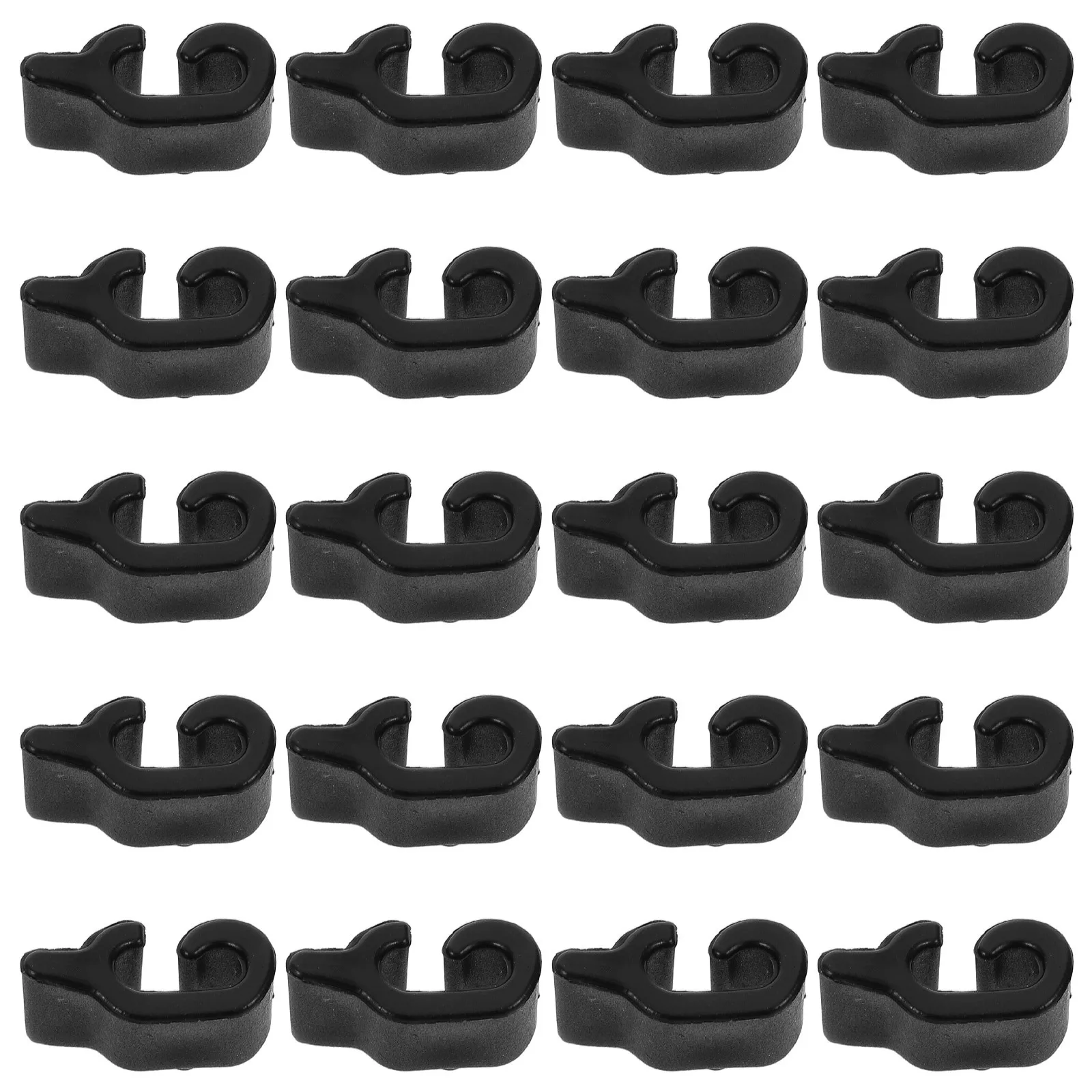 

20Pcs Plastic Cage Clips Enhanced Stability Smooth Edges Ideal for Cat Dog Bird Cages and Fencing Cage Door Latch