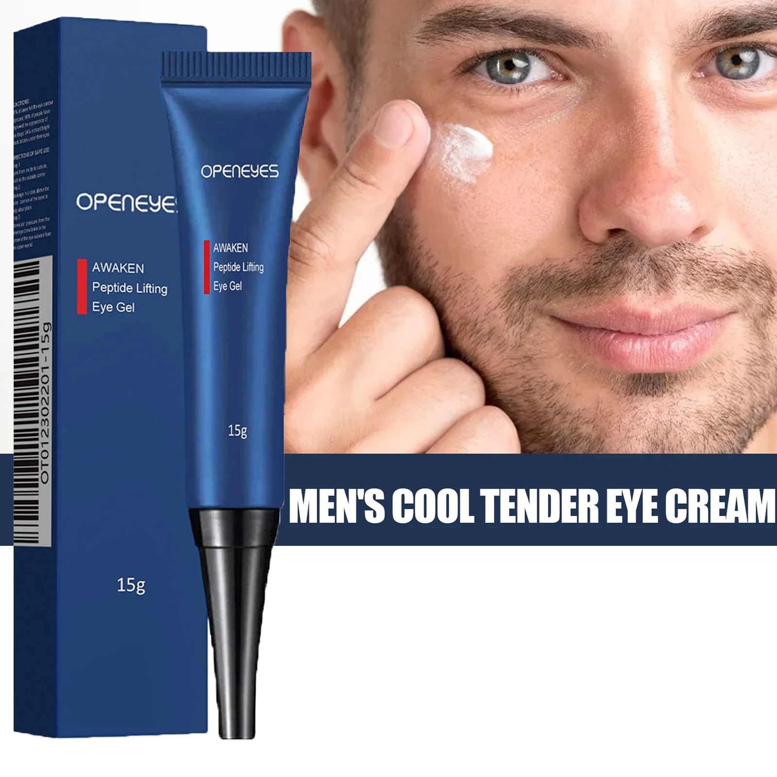 

Openeyes Awaken Peptide Lifting Eye Gel Fade Dark Circles Reduce Puffiness Fine Line Eye Bags Firm Moisturizing Men Eyes Cream