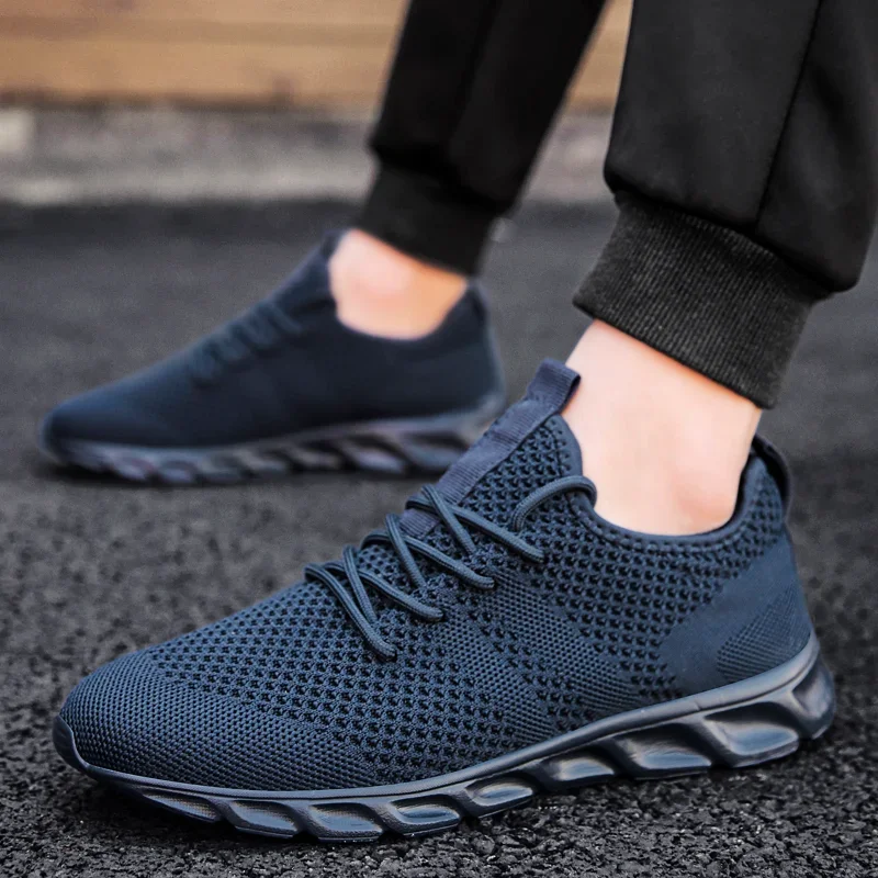 Hot Sale Light Running Shoes Comfortable Casual Men\'s Sneaker Breathable Non-slip Wear-resistant Outdoor Walking Men Sport Shoes