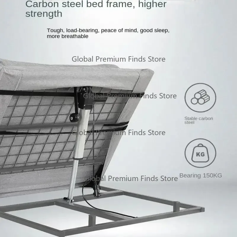 Electric Back Rest Support: Height-Adjustable Cushion Bracket for Elderly