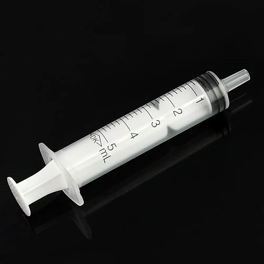 2026 5/10/20Pcs 5ML Disposable Plastic 5ml Injector Syringe No Needle for Lab Nutrient Measuring Small Pet Food Feeder