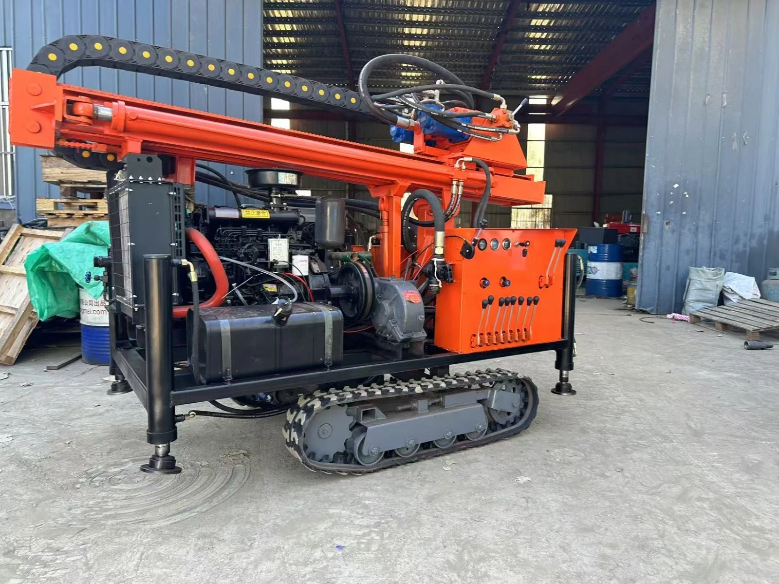 Индивидуальная буровая установка для водяных скважин, 100 м, 180 м, 200 м, гидравлические буровые установки, роторные буровые машины для сверл для скважин на продажу
