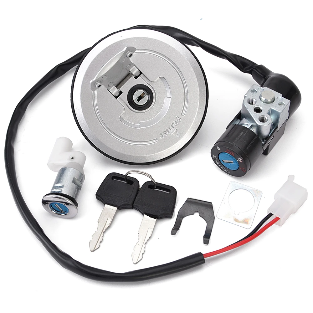 35010-KPP-860 Fuel Gas Cap Ignition Switch Seat Lock For Honda CBR125R 2004-2010 CBR125RS 2005-2006 CBR125RW 2005-2010