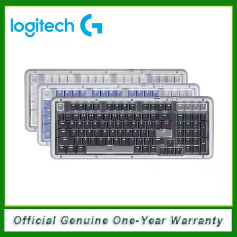 Original Logitech K98M Mechanical Keyboard ALTO KEYS AI Custom Bluetooth Office Gaming Keyboard PBT Hot Swap HiFi Typing Sound