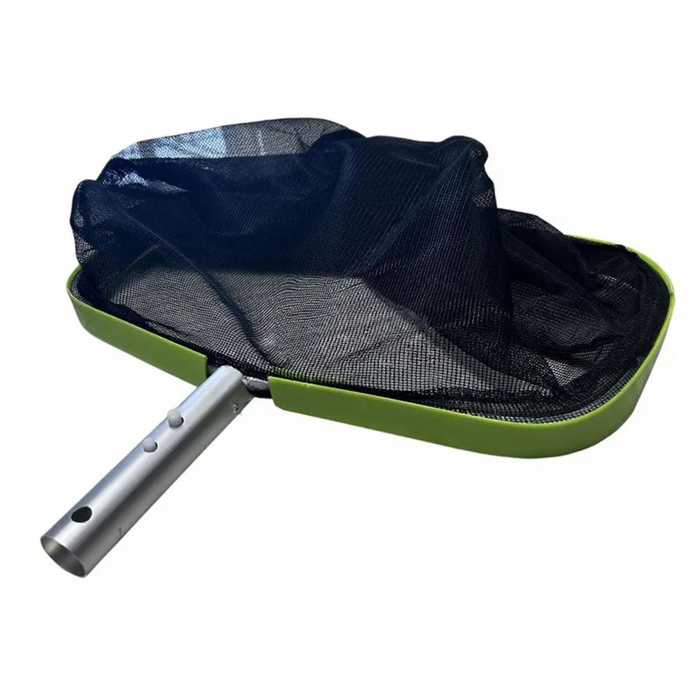 Fine Mesh Scoop Pool Skimmer Net Aluminum Frame Lightweight Design Pool-safe Edges No-scratch Frame Cleaning Tool