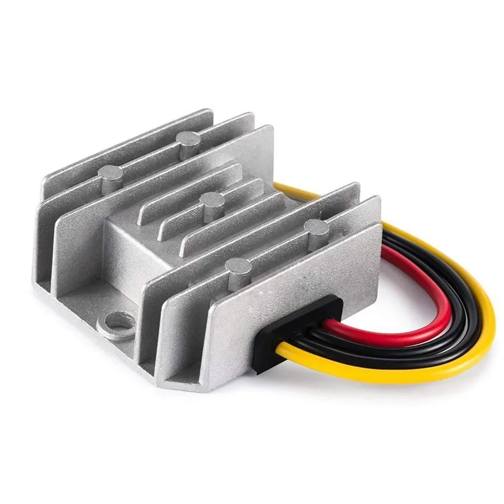 DC/DC Voltage Converter 12V 24V to 5V 3-15A Power Supply Module 12V 24V to 6V 10A Buck Transformer for Golf Cart Forklifts Car