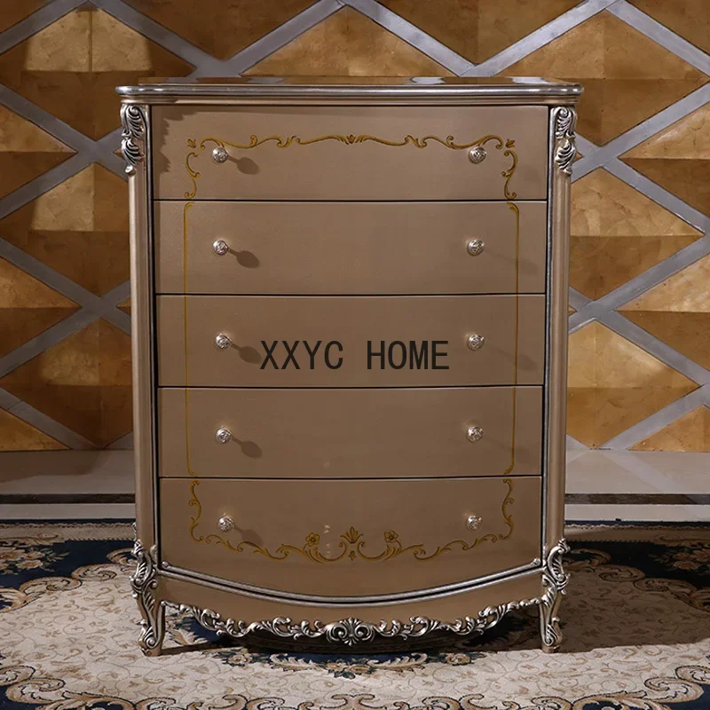 

Дворцовый шкаф с пятью ведрами во французском стиле, комбинация неоклассической мебели в европейском стиле, шкаф для хранения из цельного дерева