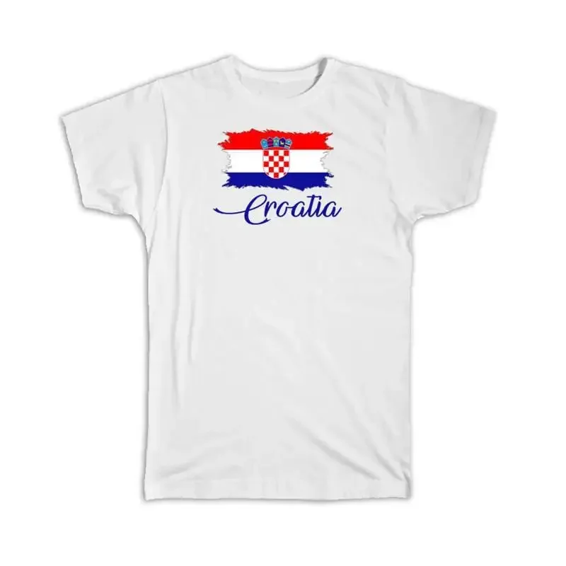 

Croatia Flag Croatian Country Expat T shirt