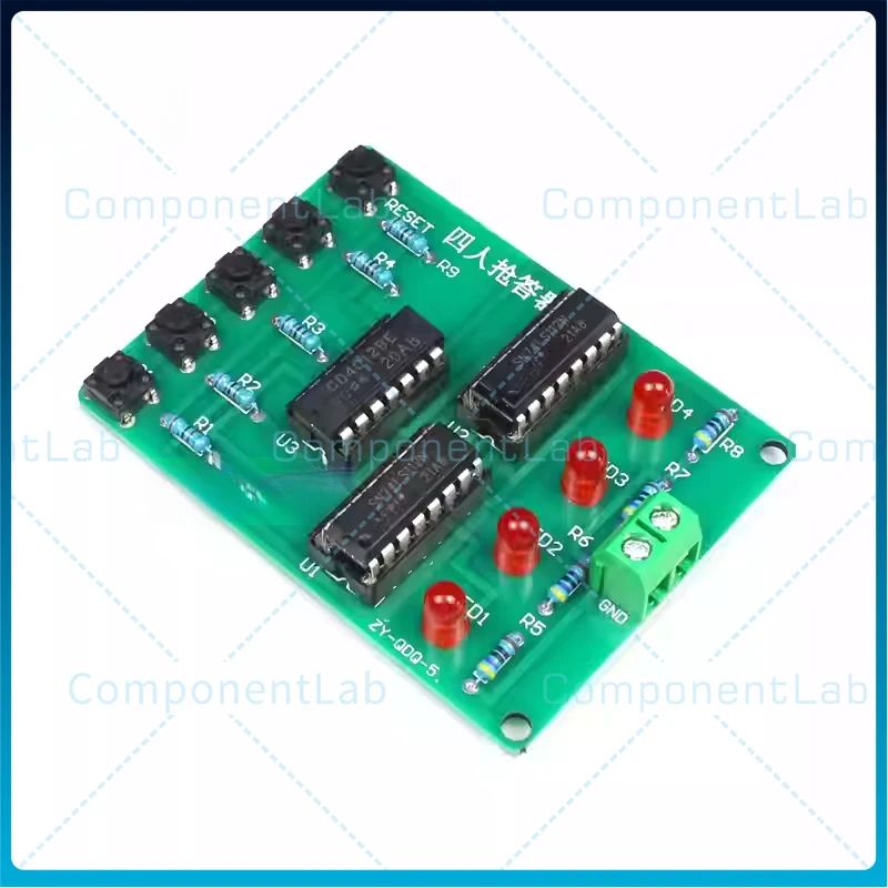 5-25pcs 4-Player Responder Kit Digital Circuit JK Flip-Flop Electronic Skill Training DIY Assembly
