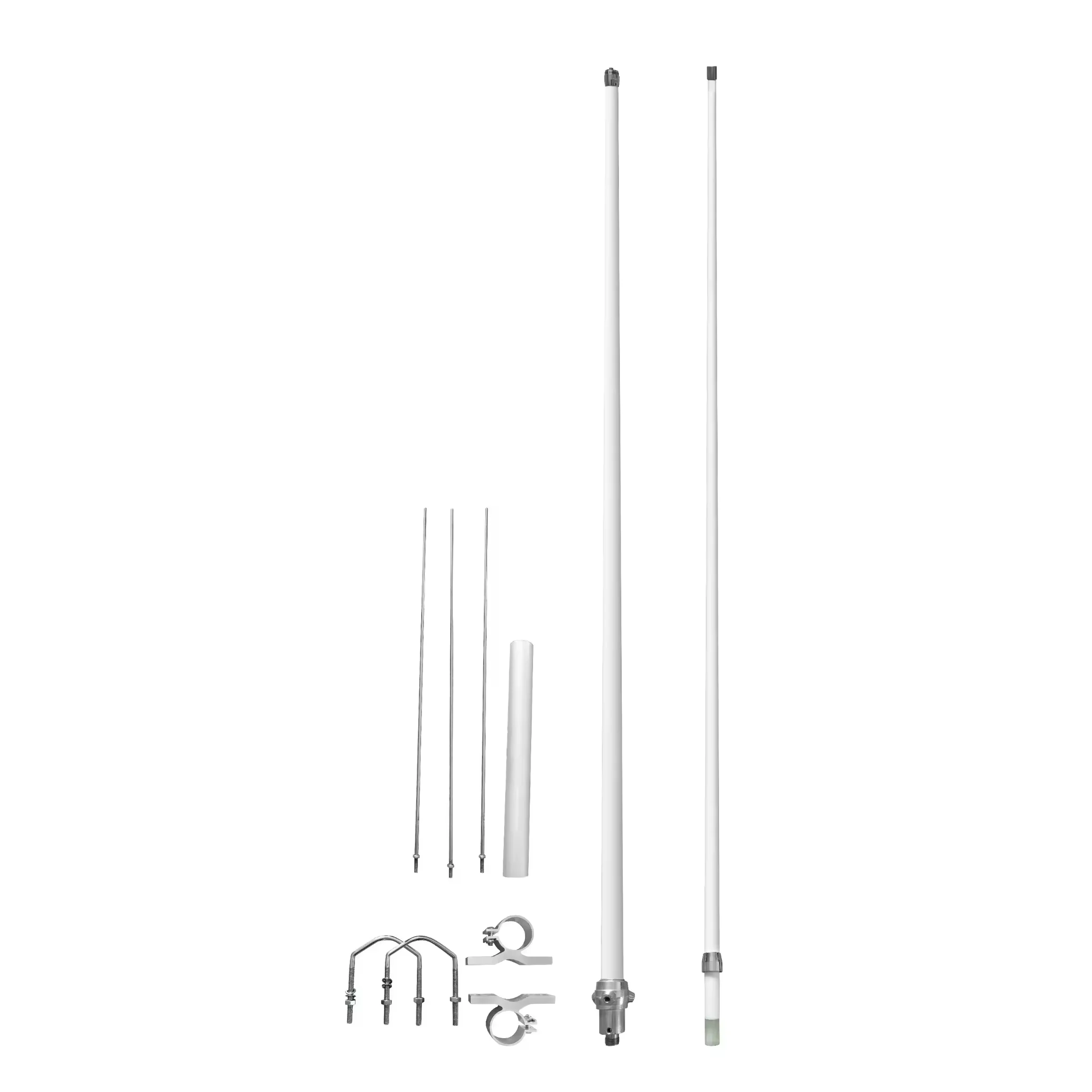 2025 vendita calda CB 27 mhz Antenna esterna Stazione base in fibra di vetro Antenna 5.0dBi Omni direzionale di comunicazione fissa Antenna Cb