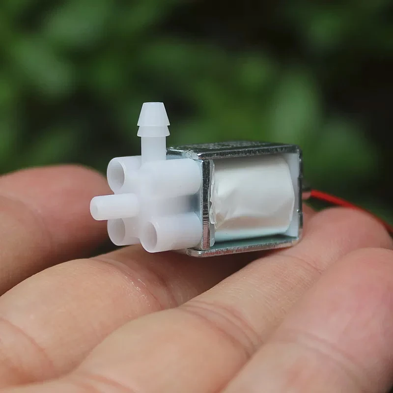 Mini Solenoid Valve 2-Position 3-Way DC 5-6V Air Water Exhaust Gas Vent Switch for DIY