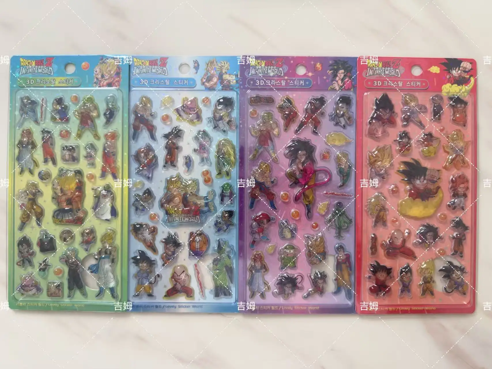 2026 Hot Dragon Ball 3D Stereoscopic Crystal Stickers Childr