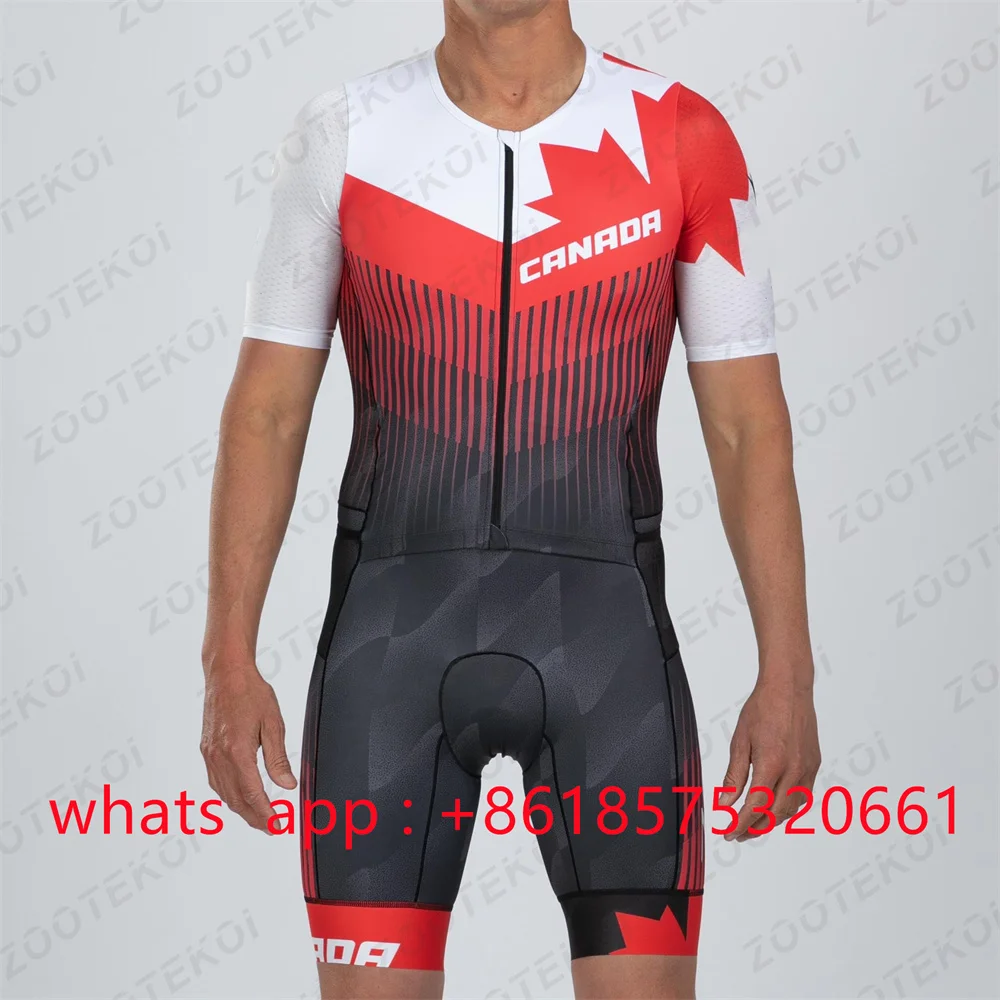 

New Style Men Trisuit Triathlon Short Sleeve Racing Suit Aero Jumpsuit Ropa Ciclismo Hombre Cycling Skinsuit Breathable Jumpsuit