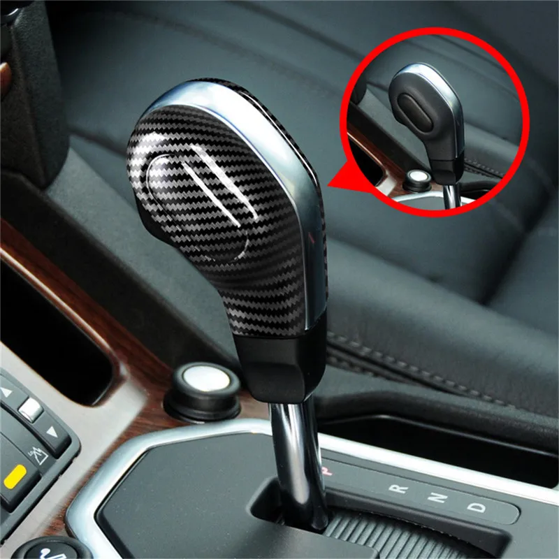 For Land Rover Discovery 3 LR3 /Discovery 4 LR4 Car Accessories Black Wood Grain Color ABS Gear Shift Knob Head Cover Trim