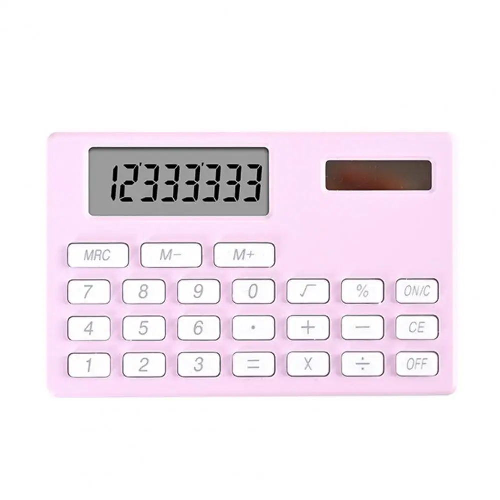 Portable Calculator Powerful Calculator Efficient Desktop Calculator with Display for Office Home School Quick Key Response High