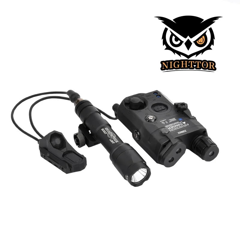 

WADSN Surefir UHP PEQ15 M300A M600C M300 M600 Flashlight Battery Box AXON Dual Control Switch Fit 20MM Rail Outdoor Camping Lamp