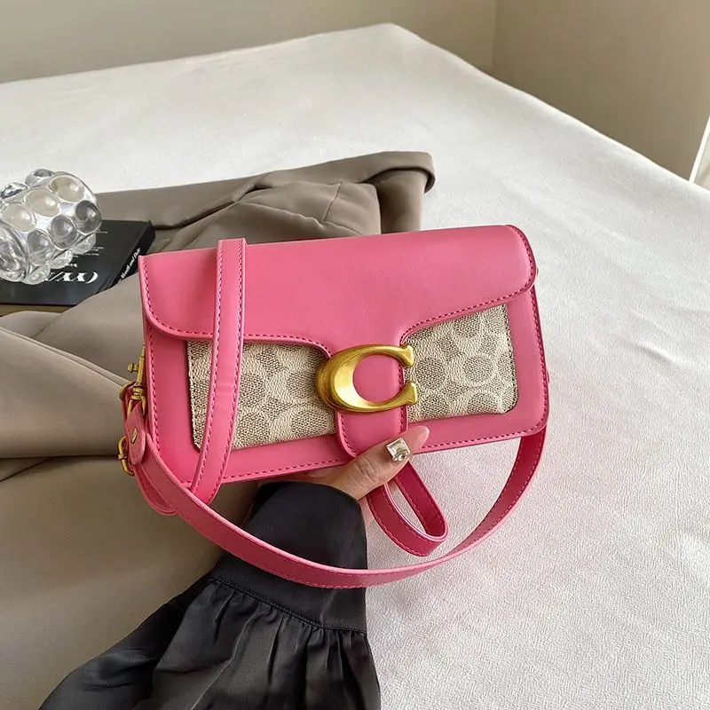 Borsa in stile designer - nuovo modello 205. Borsa a tracolla vintage di alta qualità con tracolla. Borsa classica e versatile.