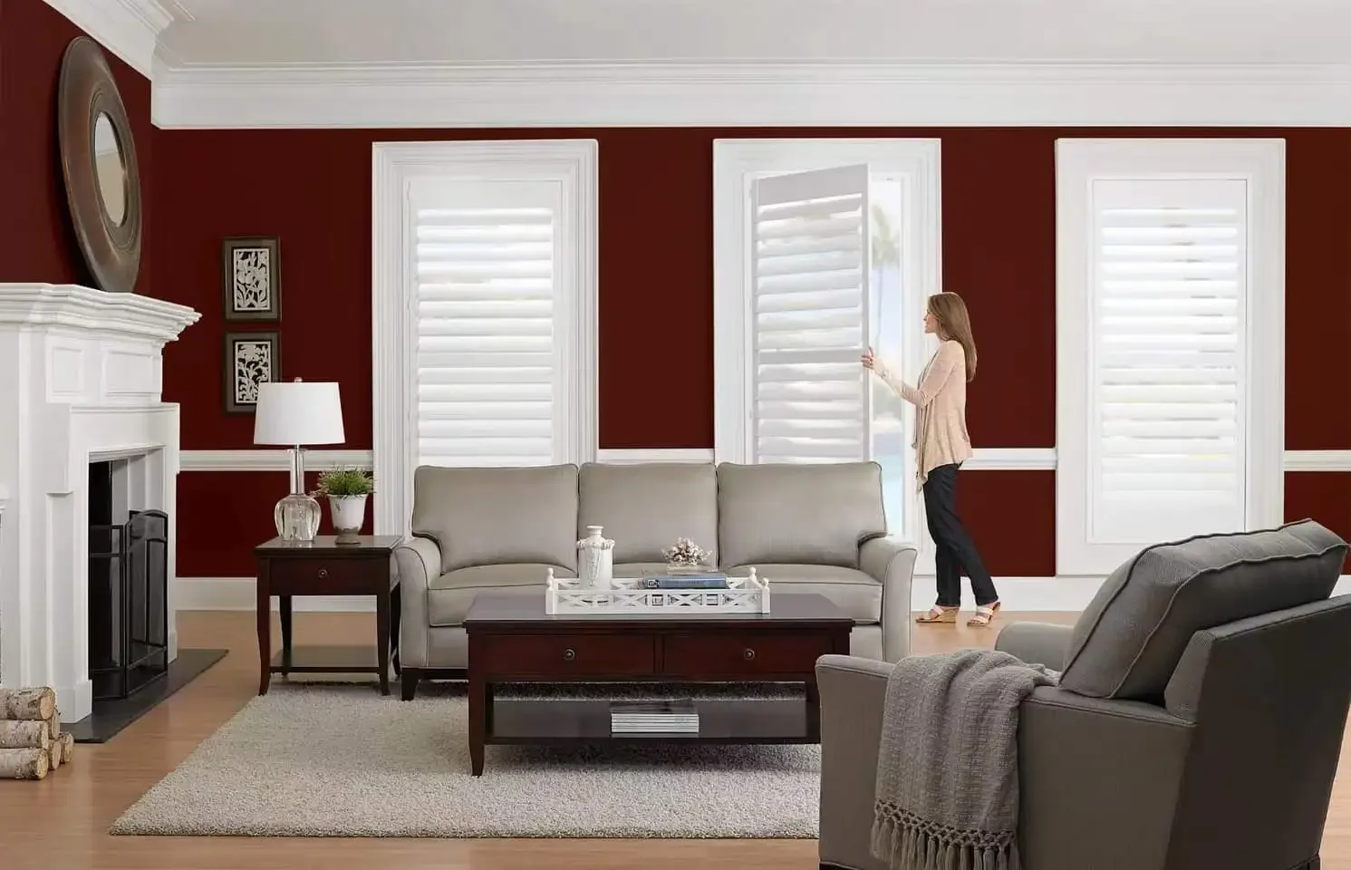 Standard PVC Window Plantation Shutters / Blinds