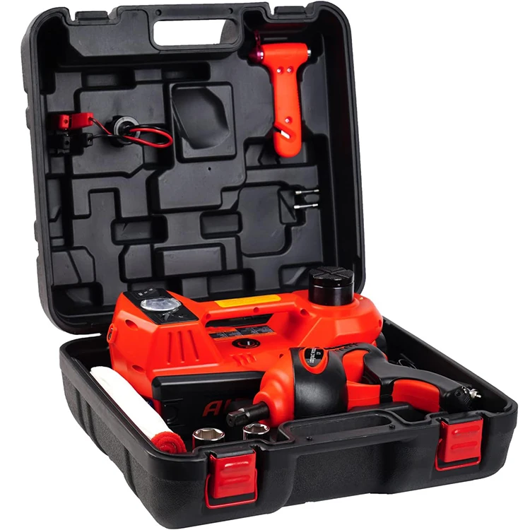 

12V 3/5T Multifunctional Electric Hydraulic Portable Lifting Tool Kit Car Repair Power Wrenches and Jacks Set