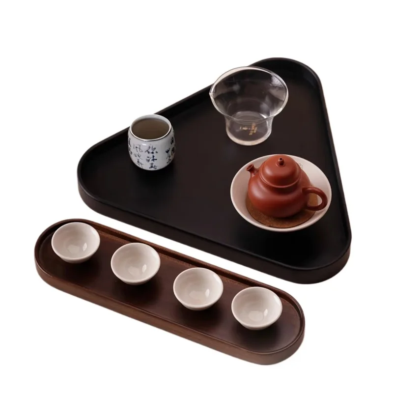 

One [Snooker Tea Set] four-cup tray solid wood tea tray tea table set accessories cup complete set