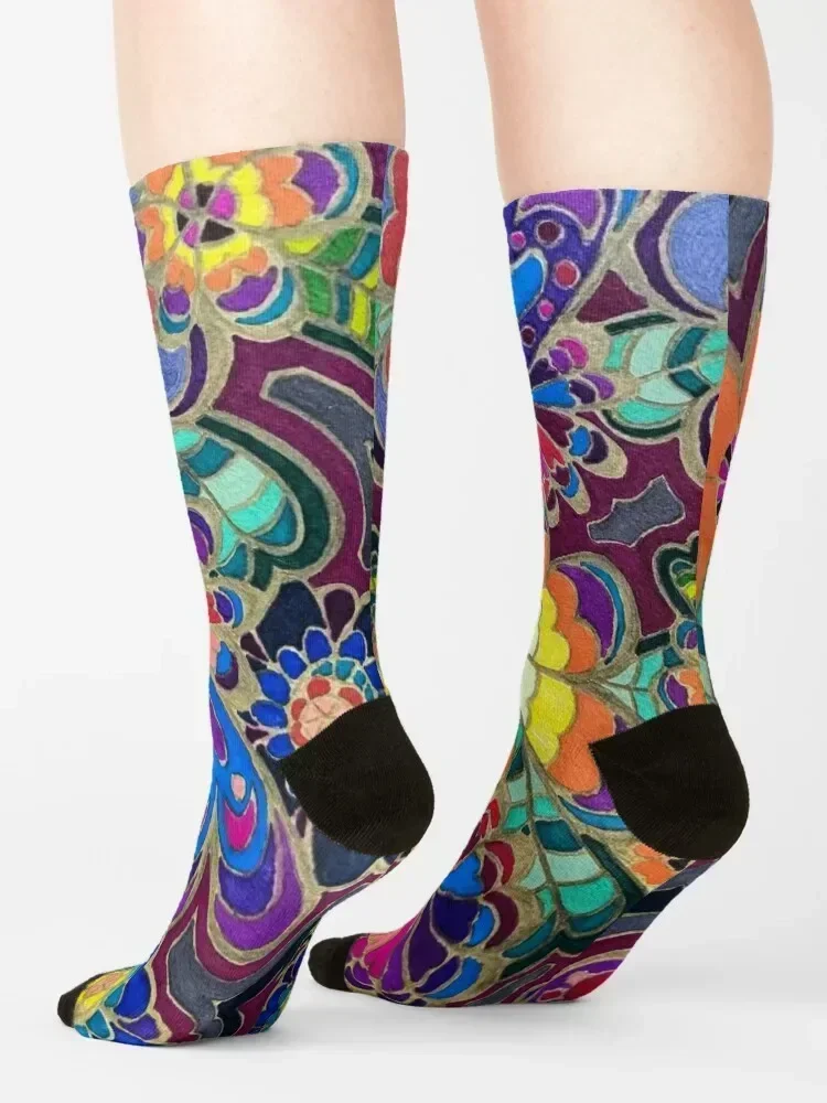 Dream Garden Socks warm winter summer Toe sports new in's Men Socks Women's